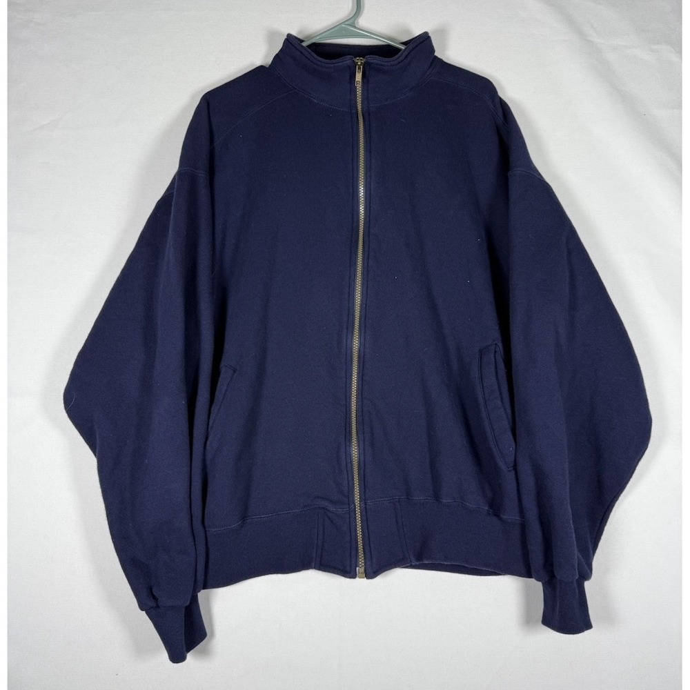 Vintage 1990s L.L. Bean Russell Athletic Full Zip Sweatshirt Made In USA Large
